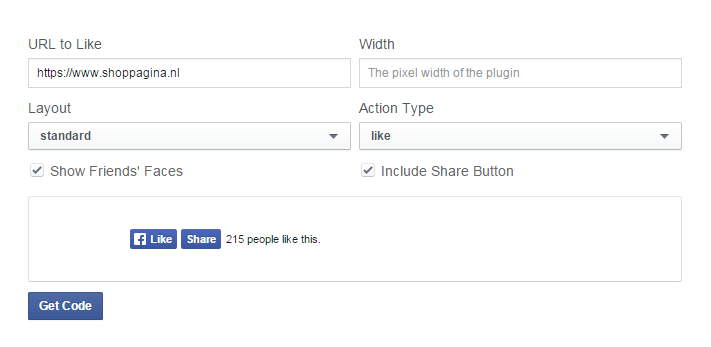 Like-button voor je webshop maken
