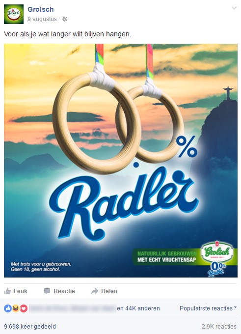 Radler - Olympische Spelen-campagne